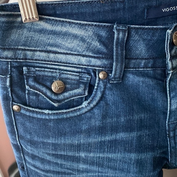 Vigoss Bootcut Jeans Dark Wash Sz 26 - Picture 4 of 9